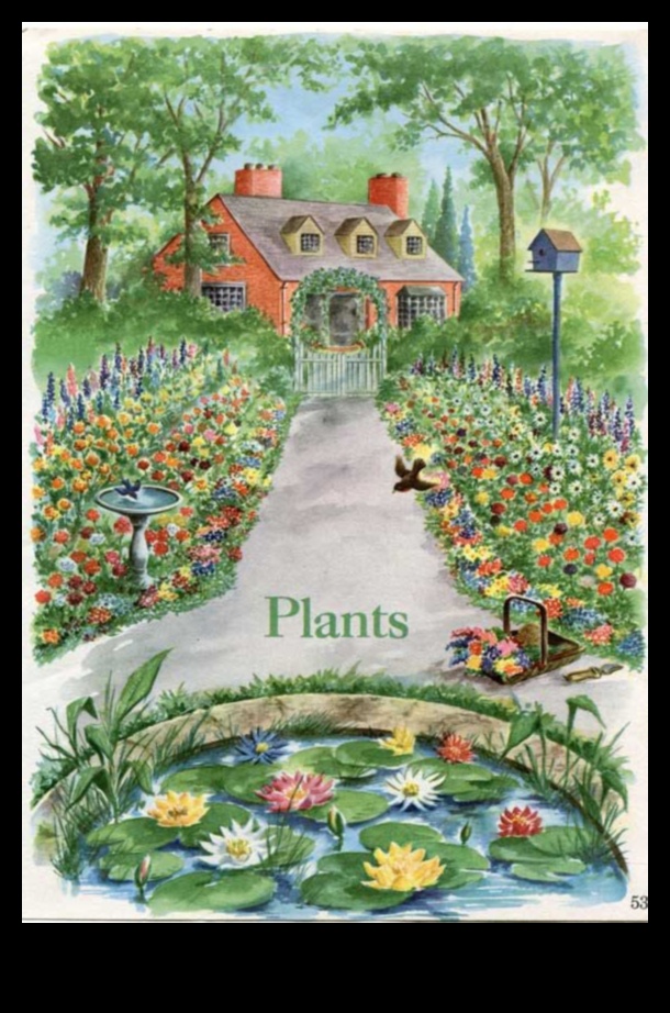Vintage Blossoms: Crafting Storybook Gardens with Cottages