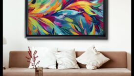 Pânză de artă de grădină vibrantă de piparca inspre a vă a straluci spațiul 4 Pânză de culoare: artă elegantă de grădină pentru fiecare anotimp